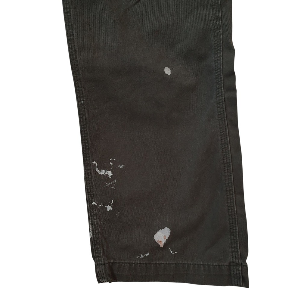 Carhartt Men's Pants B324 DFE Relaxed Fit‎ 32x31 Brown Workwear Paint Thrashed - Picture 10 of 14